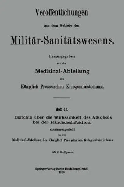 Berichte Über Die Wirksamkeit Des Alkohols Bei Der Händedesinfektion (English, Kenneth A. Loparo) - Image 1 - BookBajar