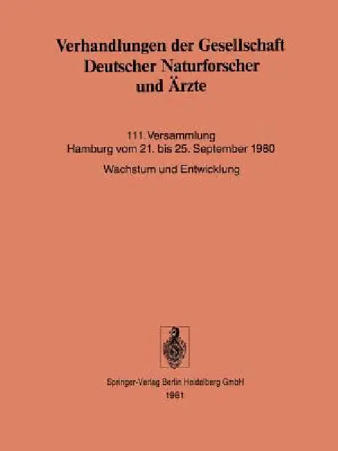 Verhandlungen Der Gesellschaft Deutscher Naturforscher Und Ärzte (English, Kenneth A. Loparo) - Image 1 - BookBajar