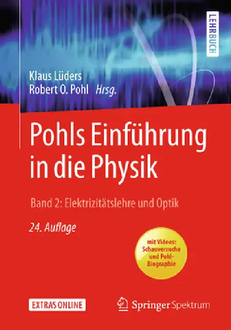 Pohls Einführung in Die Physik (English, Klaus Lüders | Robert Otto Pohl) - Image 1 - BookBajar