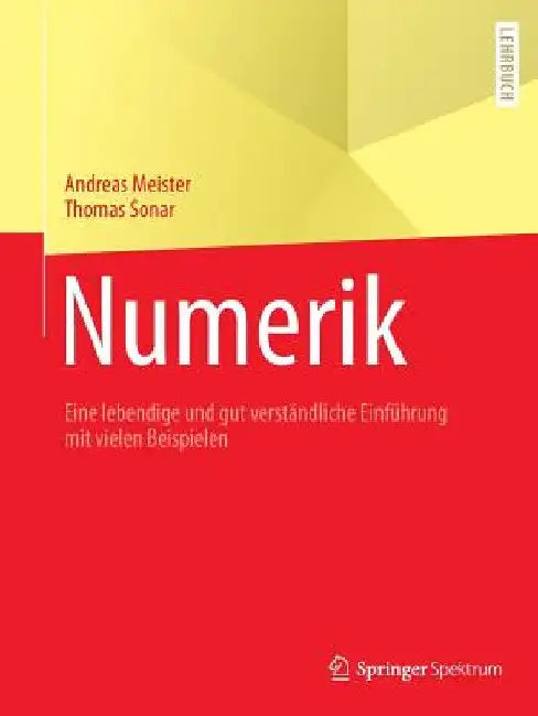 Buy Numerik (English, Andreas Meister | Thomas Sonar) Online at Best Price - BookBajar