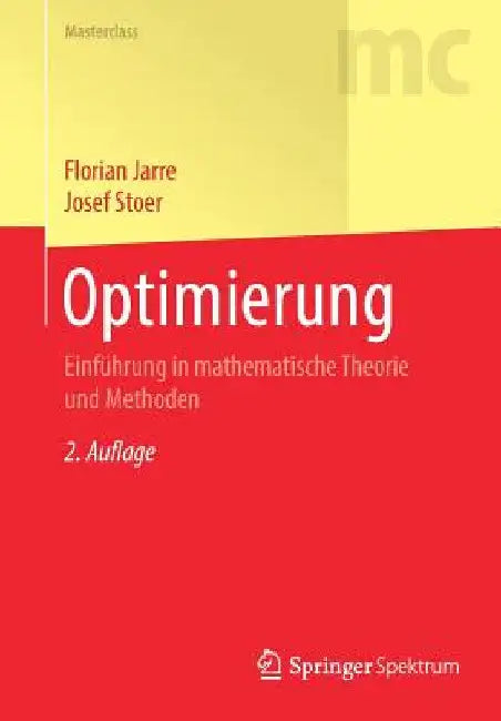 Buy Optimierung (English, Florian Jarre | Josef Stoer) Online at Best Price - BookBajar