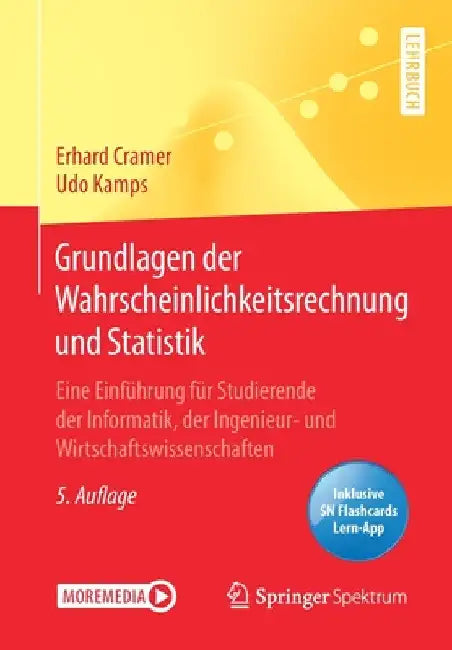 Buy Grundlagen Der Wahrscheinlichkeitsrechnung Und Statistik (English, Erhard Cramer | Udo Kamps) Online at Best Price - BookBajar