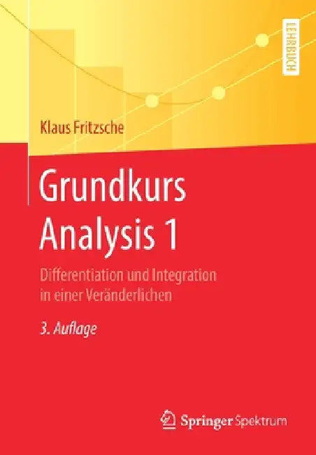 Buy Grundkurs Analysis 1 (English, Klaus Fritzsche) Online at Best Price - BookBajar