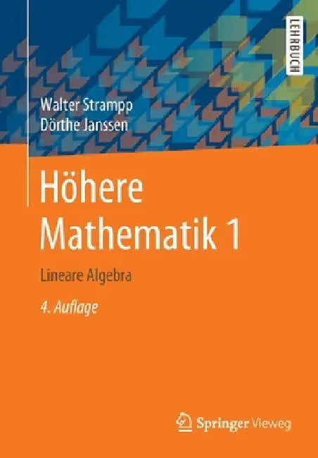 Höhere Mathematik 1 (English, Walter Strampp | Dörthe Janssen) - Image 1 - BookBajar