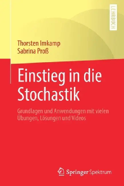Einstieg in Die Stochastik (English, Thorsten Imkamp | Sabrina Proß) - Image 1 - BookBajar