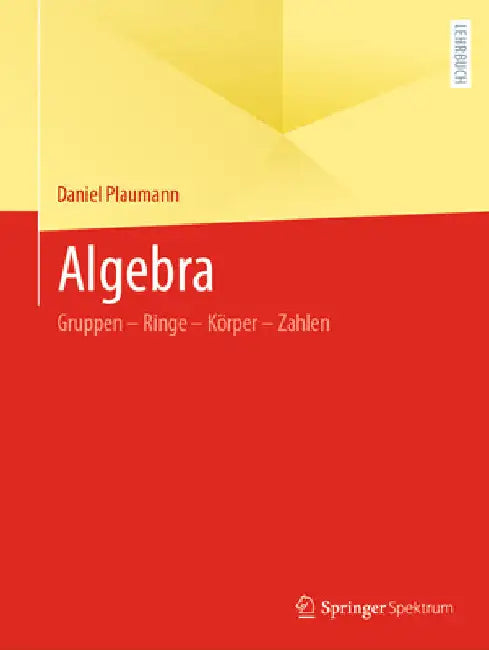 Buy Algebra (English, Daniel Plaumann) Online at Best Price - BookBajar