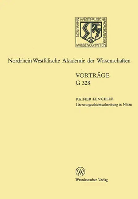 Literaturgeschichtsschreibung in Nöten. Überlegungen zur Geschichte der englischen Literatur des 20. (English, Rainer Lengeler) - Image 1 - BookBajar