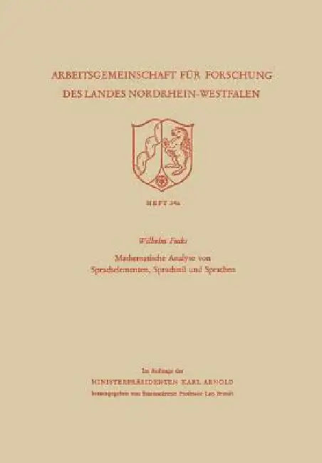 Buy Mathematische Analyse Von Sprachelementen, Sprachstil Und Sprachen (English, Wilhelm Fucks) Online at Best Price - BookBajar