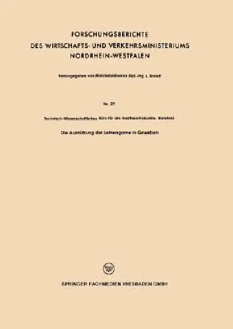 Die Ausnützung Der Leinengarne in Geweben (English, Kenneth A. Loparo) - Image 1 - BookBajar