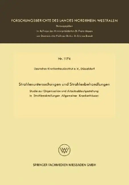 Strahlenuntersuchungen Und Strahlenbehandlungen (English, Kenneth A. Loparo) - Image 1 - BookBajar