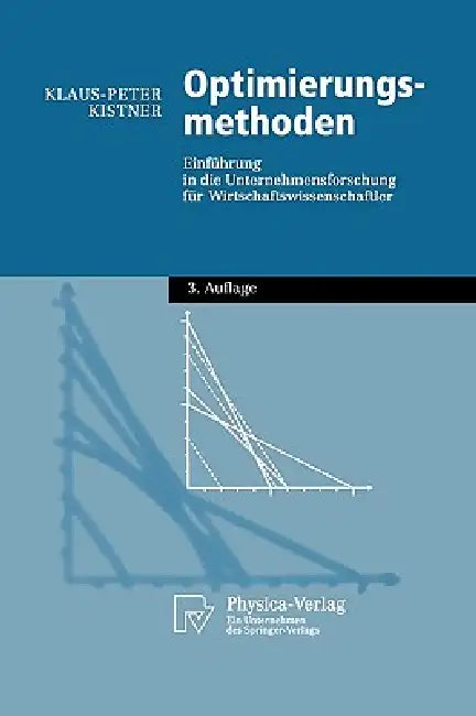 Optimierungsmethoden (English, Klaus-Peter Kistner) - Image 1 - BookBajar