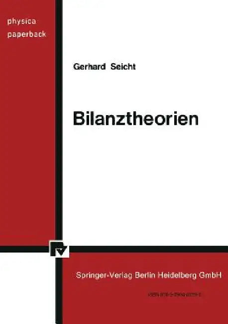 Buy Bilanztheorien (English, G. Seicht) Online at Best Price - BookBajar