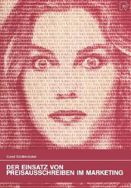 Buy Der Einsatz Von Preisausschreiben Im Marketing (English, Gerd Stottmeister) Online at Best Price - BookBajar