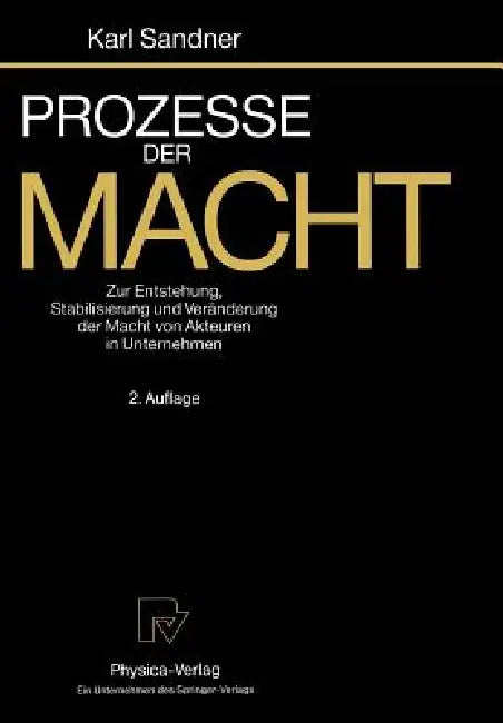 Buy Prozesse Der Macht (English, Karl Sandner) Online at Best Price - BookBajar