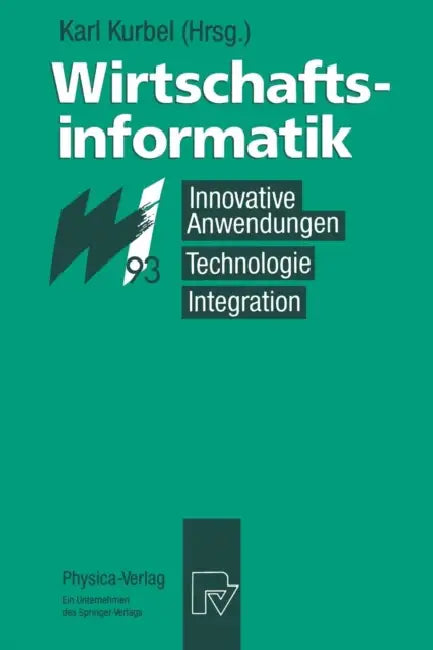 Buy Wirtschaftsinformatik ′93 (English, Karl Kurbel) Online at Best Price - BookBajar
