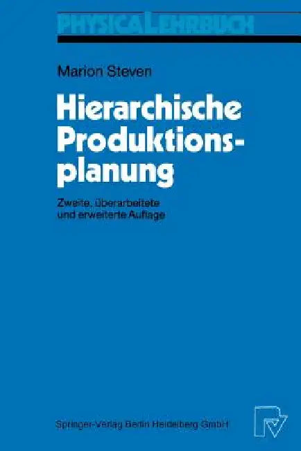 Hierarchische Produktionsplanung (English, Marion Steven) - Image 1 - BookBajar