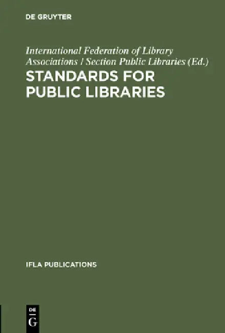 Buy Standards for public libraries (English, International Federation of Library Asso) Online at Best Price - BookBajar