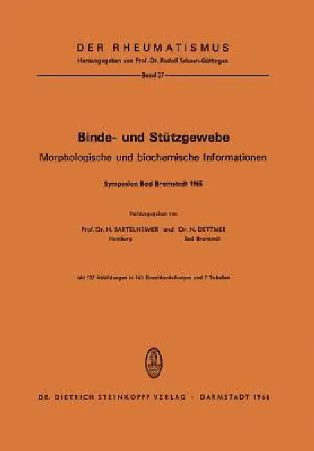 Buy Binde- Und Stützgewebe (English, H. Bartelheimer | N. Dettmer) Online at Best Price - BookBajar