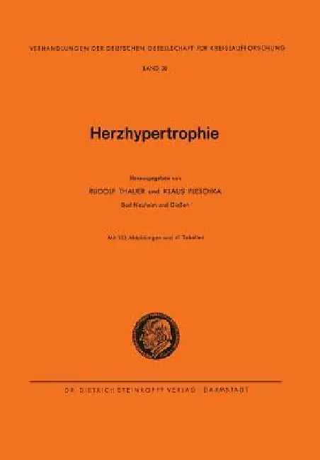 Buy Herzhypertrophie (English, Rudolf Thauer | Klaus Pleschka) Online at Best Price - BookBajar