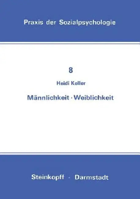 Buy Männlichkeit Weiblichkeit (English, H. Keller) Online at Best Price - BookBajar