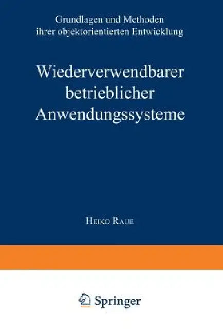 Wiederverwendbare Betriebliche Anwendungssysteme (English, Heiko Raue) - Image 1 - BookBajar