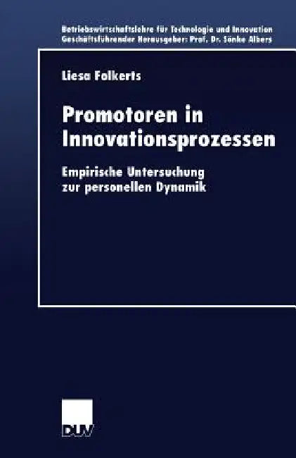 Promotoren in Innovationsprozessen (English, Liesa Folkerts-Mähl) - Image 1 - BookBajar