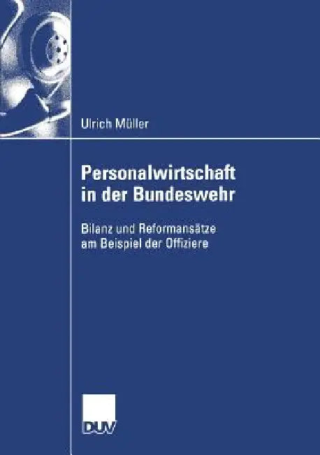 Personalwirtschaft in Der Bundeswehr (English, Ulrich Müller) - Image 1 - BookBajar