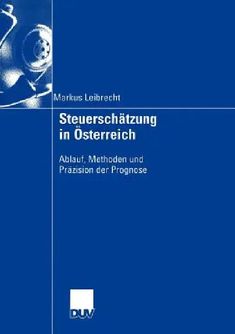 Steuerschätzung in Österreich (English, Markus Leibrecht) - Image 1 - BookBajar