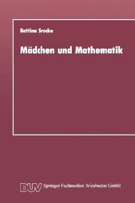 Mädchen Und Mathematik (English, Bettina Srocke) - Image 1 - BookBajar