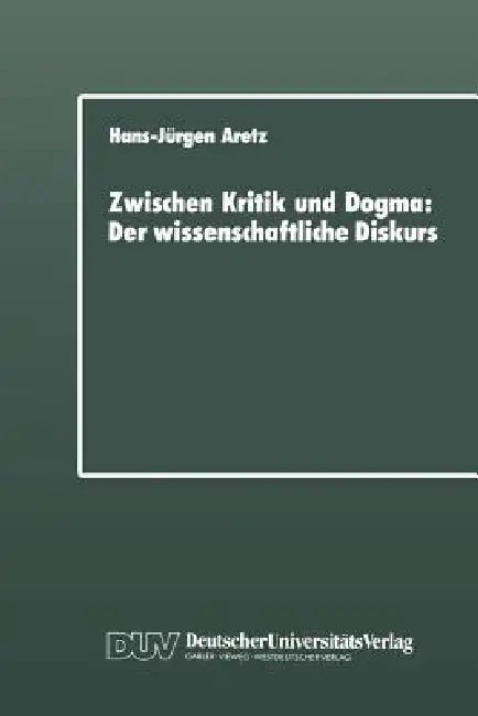 Zwischen Kritik Und Dogma (English, Hans-Jürgen Aretz) - Image 1 - BookBajar