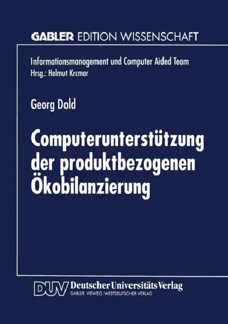 Computerunterstützung Der Produktbezogenen Ökobilanzierung (English, Georg Dold) - Image 1 - BookBajar