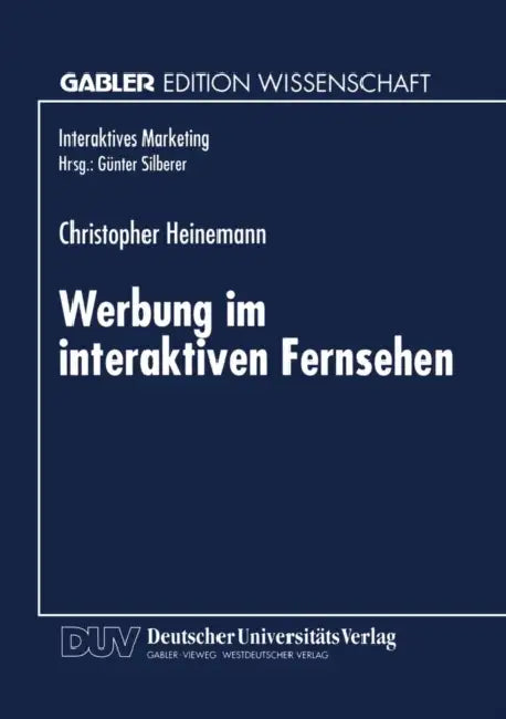 Buy Werbung Im Interaktiven Fernsehen (English, Christopher Heinemann) Online at Best Price - BookBajar
