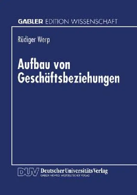 Aufbau Von Geschäftsbeziehungen (English, Rüdiger Werp) - Image 1 - BookBajar