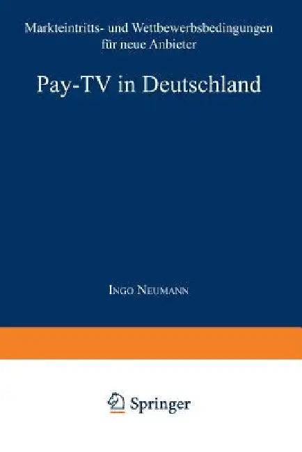 Pay-TV in Deutschland (English, Ingo Neumann) - Image 1 - BookBajar