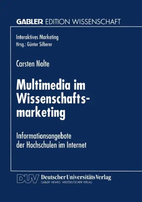 Buy Multimedia Im Wissenschaftsmarketing (English, Carsten Nolte) Online at Best Price - BookBajar