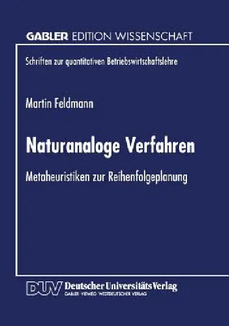 Naturanaloge Verfahren (English, Martin Feldmann) - Image 1 - BookBajar