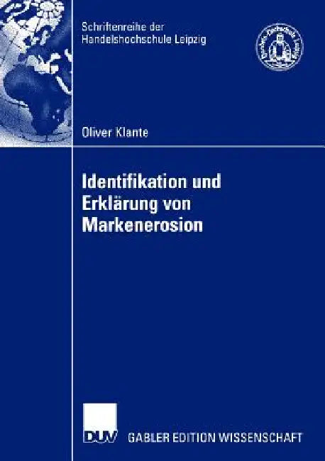 Identifikation Und Erklärung Von Markenerosion (English, Oliver Klante) - Image 1 - BookBajar