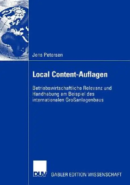 Buy Local Content-Auflagen (English, Jens Petersen) Online at Best Price - BookBajar