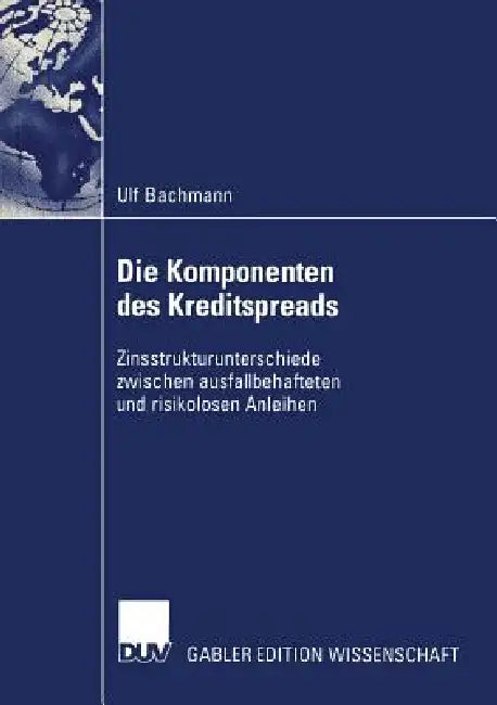 Die Komponenten Des Kreditspreads (English, Ulf Bachmann) - Image 1 - BookBajar