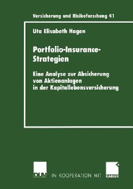 Buy Portfolio-Insurance-Strategien (English, Uta Hagen) Online at Best Price - BookBajar