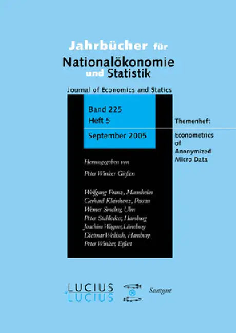 Buy Econometrics of Anonymized Micro Data (English, Winfried Pohlmeier | Gerd Ronning | Joachim Wagner) Online at Best Price - BookBajar