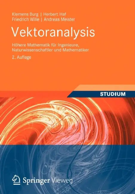 Vektoranalysis (English, Klemens Burg | Herbert Haf | Friedrich Wille) - Image 1 - BookBajar