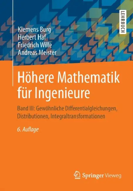Buy Höhere Mathematik Für Ingenieure (English, Klemens Burg | Herbert Haf | Friedrich Wille) Online at Best Price - BookBajar