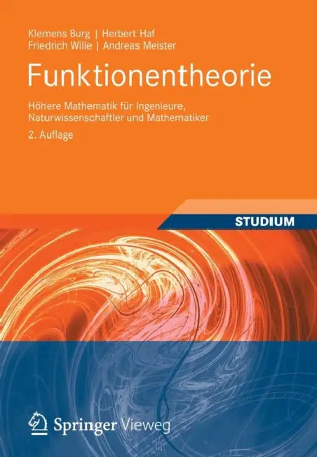 Buy Funktionentheorie (English, Klemens Burg | Herbert Haf | Friedrich Wille) Online at Best Price - BookBajar
