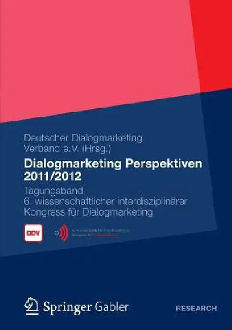 Dialogmarketing Perspektiven 2011/2012 (English, Deutscher Dialogmarketing Verband E. V.) - Image 1 - BookBajar