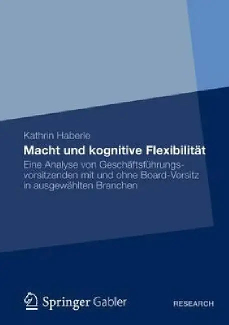 Macht Und Kognitive Flexibilität (English, Kathrin Haberle) - Image 1 - BookBajar