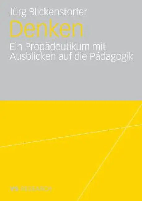 Denken. (English, Jürg Blickenstorfer) - Image 1 - BookBajar