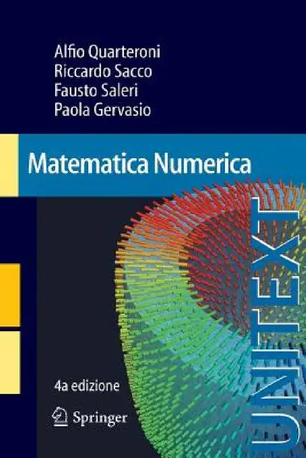 Buy Matematica Numerica (English, Alfio Quarteroni | Riccardo Sacco | Fausto Saleri) Online at Best Price - BookBajar