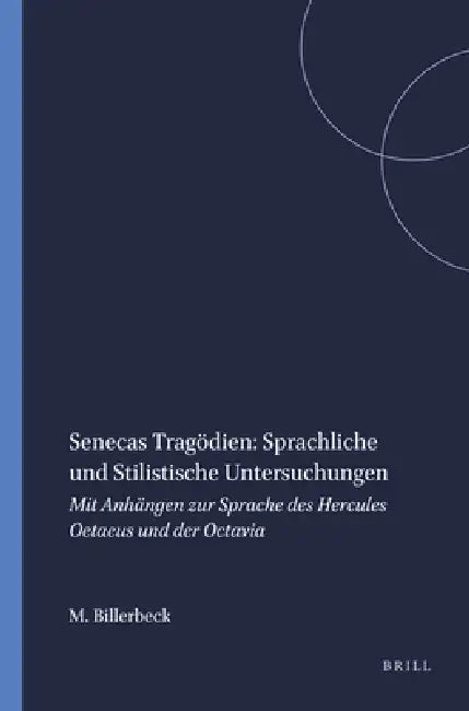 Buy Senecas Tragödien (English, Margarethe Billerbeck) Online at Best Price - BookBajar
