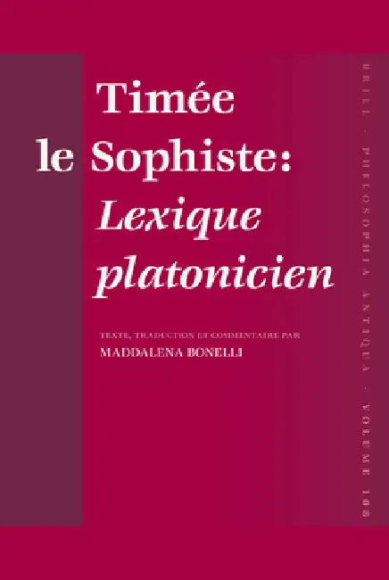 Buy Timée Le Sophiste (English, Maddalena Bonelli) Online at Best Price - BookBajar
